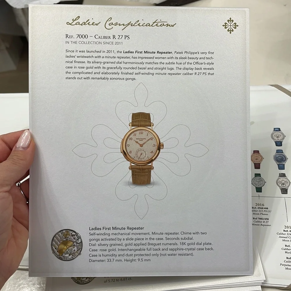Patek Philippe Geneve ladies complications hardcover catalog - Picture 8 of 8